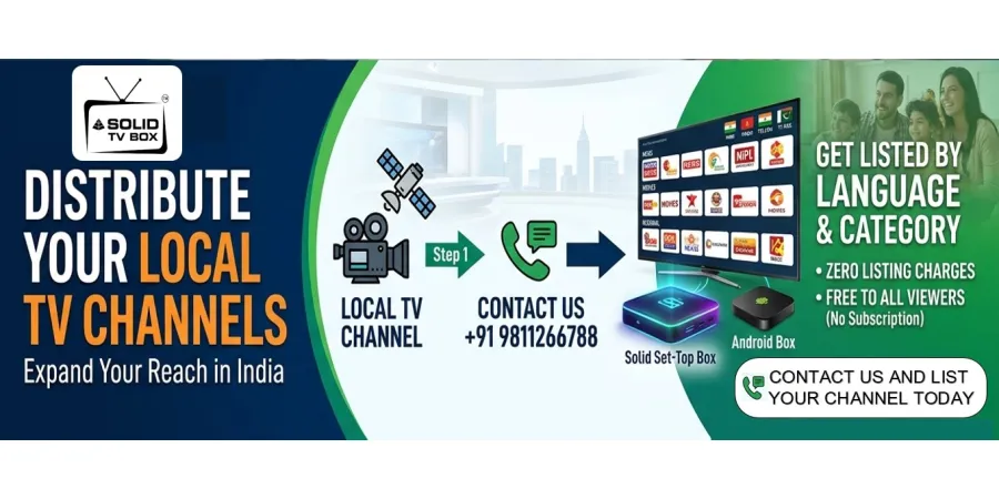 How to add local tv channels in Solidtvbox?